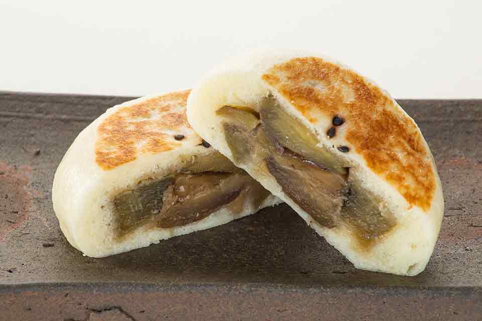 季節のお菓子:おやき なす