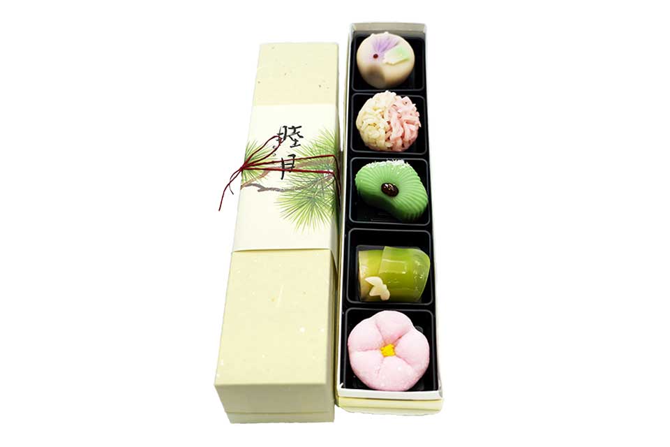 慶事：お正月上生菓子(5個入)