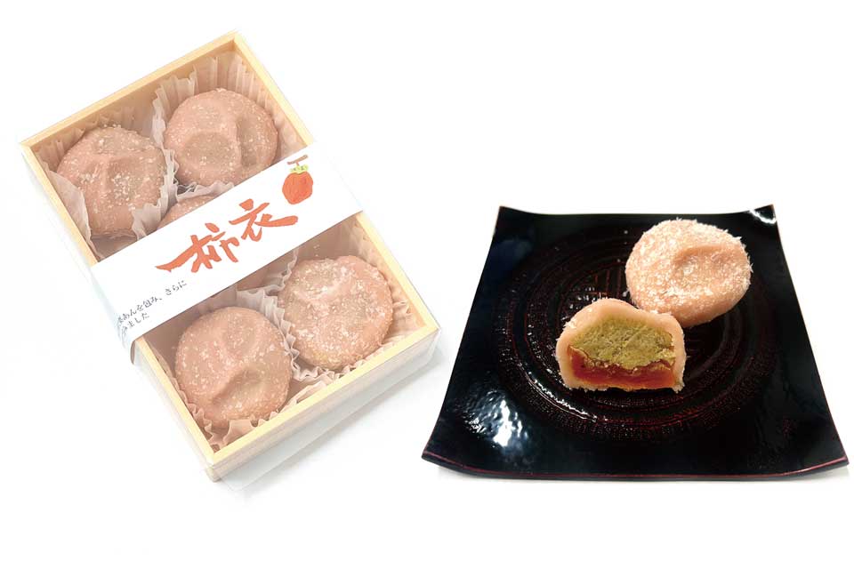 季節のお菓子：柿衣